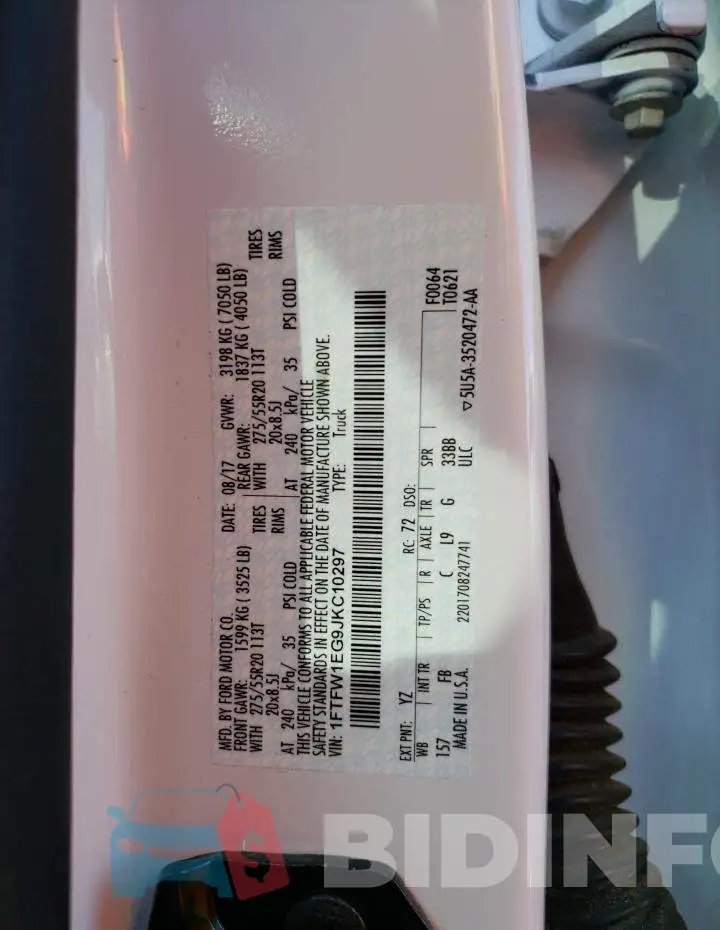 1FTFW1EG9JKC10297 Photo# 12