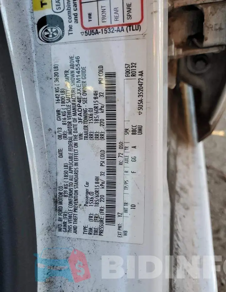 3FADP4EJXEM145546 Photo# 12