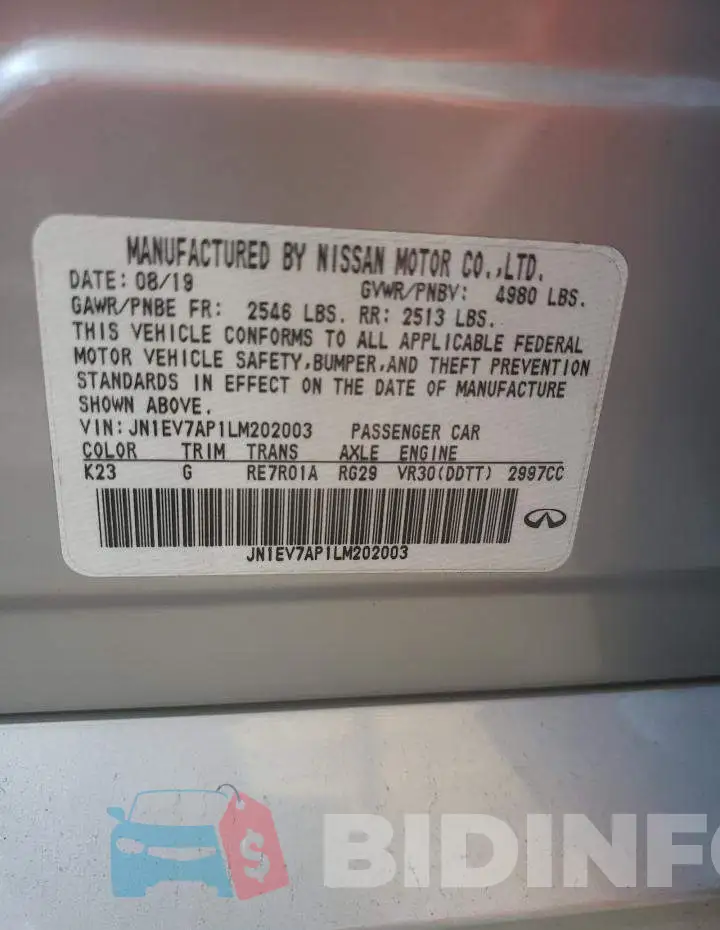 JN1EV7AP1LM202003 Photo# 13