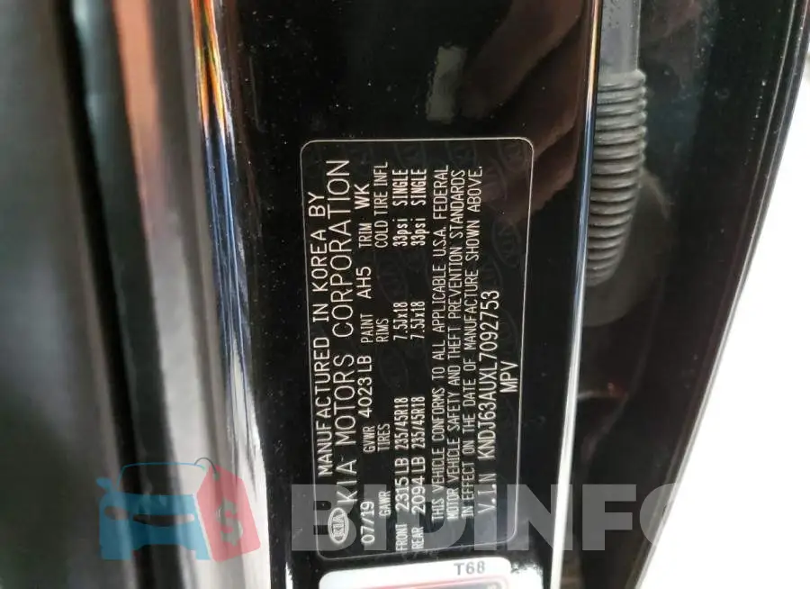 KNDJ63AUXL7092753 Photo# 14