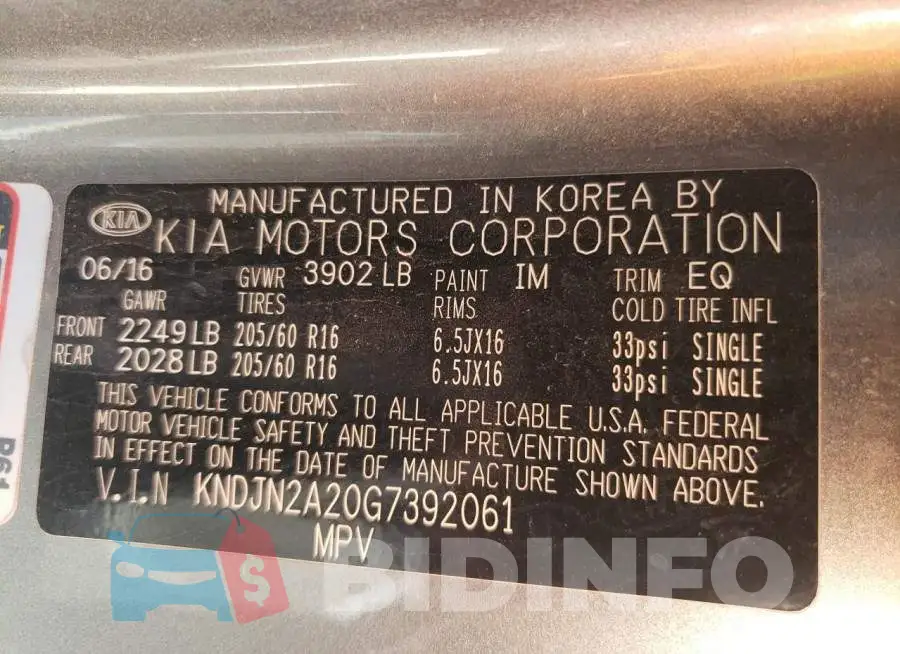 KNDJN2A20G7392061 Photo# 13