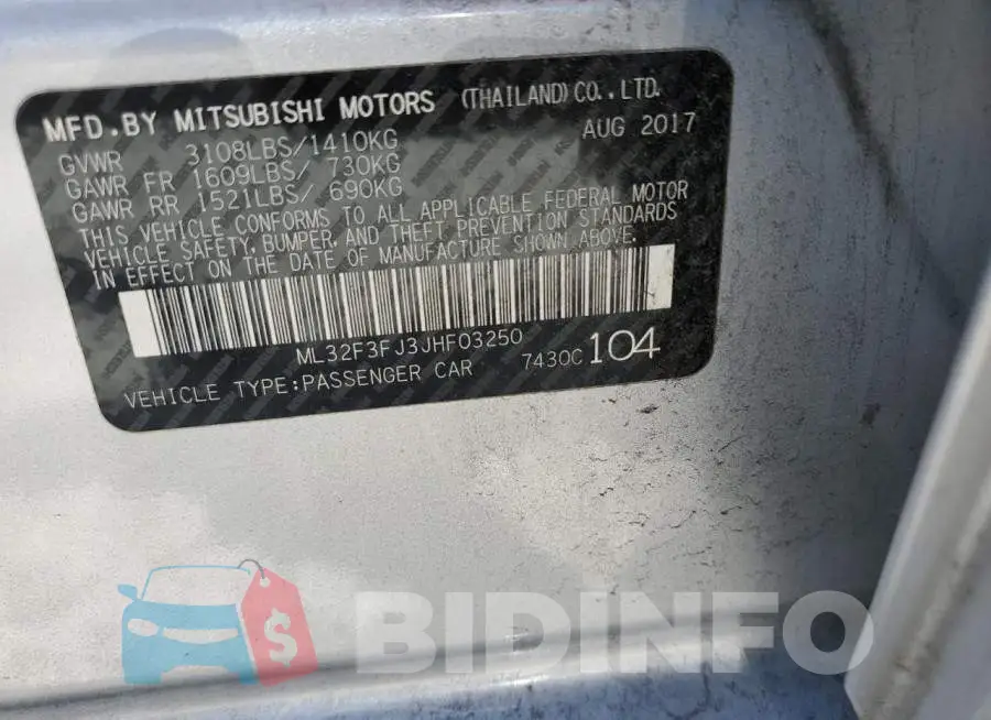 ML32F3FJ3JHF03250 Photo# 12