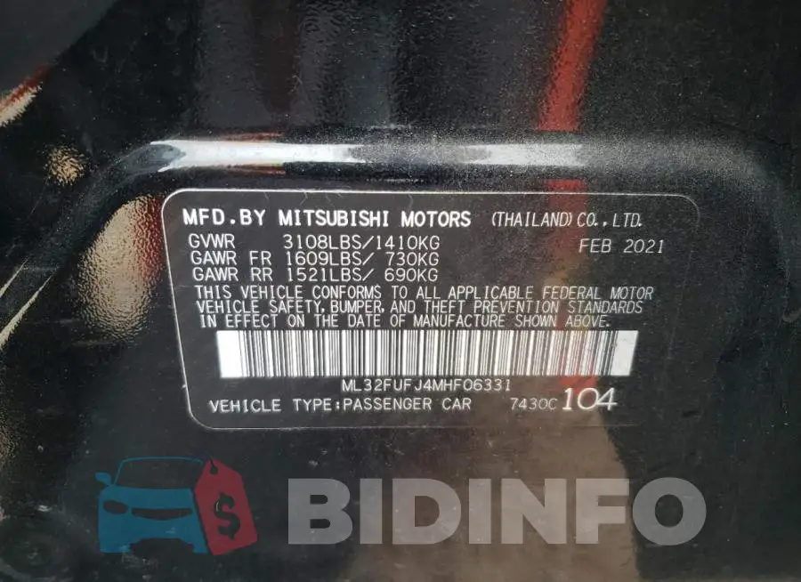 ML32FUFJ4MHF06331 Photo# 12