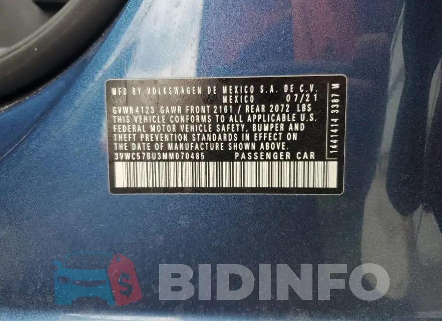 3VWC57BU3MM070485 Photo# 12