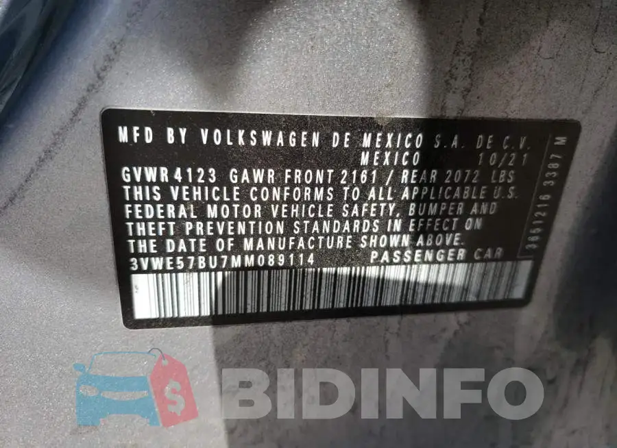 3VWE57BU7MM089114 Photo# 12