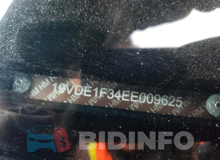 19VDE1F34EE009625 Photo# 10