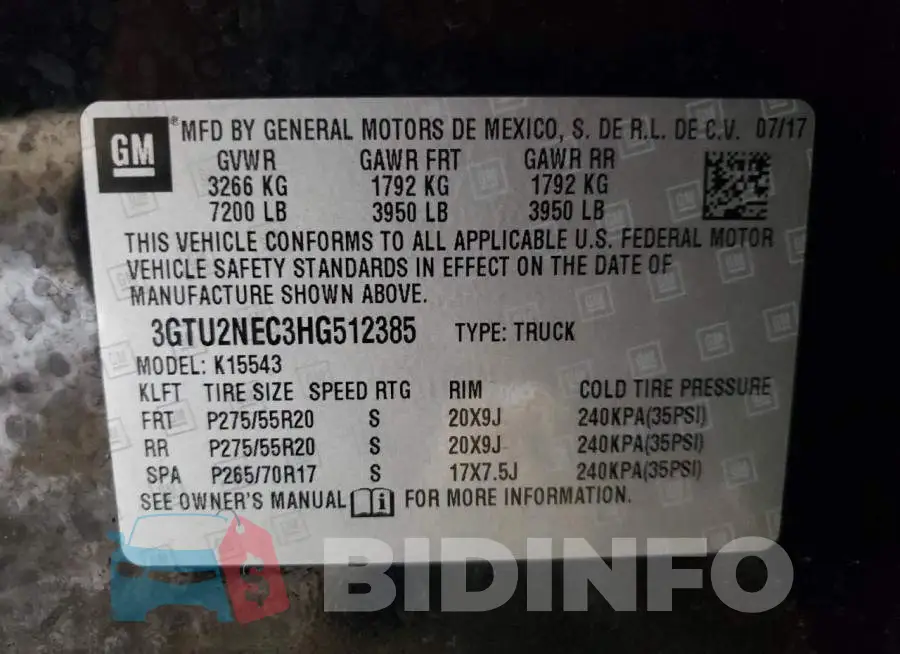 3GTU2NEC3HG512385 Photo# 12