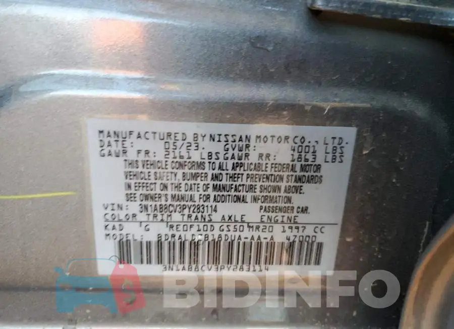 3N1AB8CV3PY283114 Photo# 12
