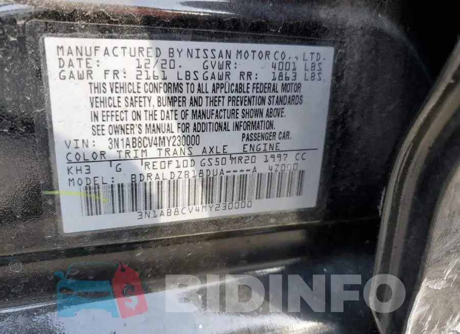 3N1AB8CV4MY230000 Photo# 12