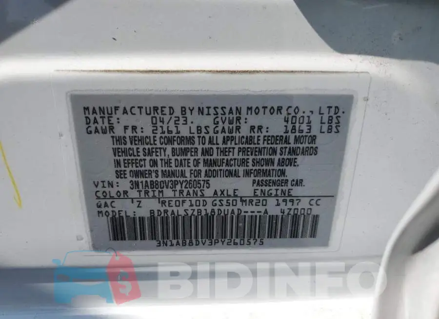 3N1AB8DV3PY260575 Photo# 12