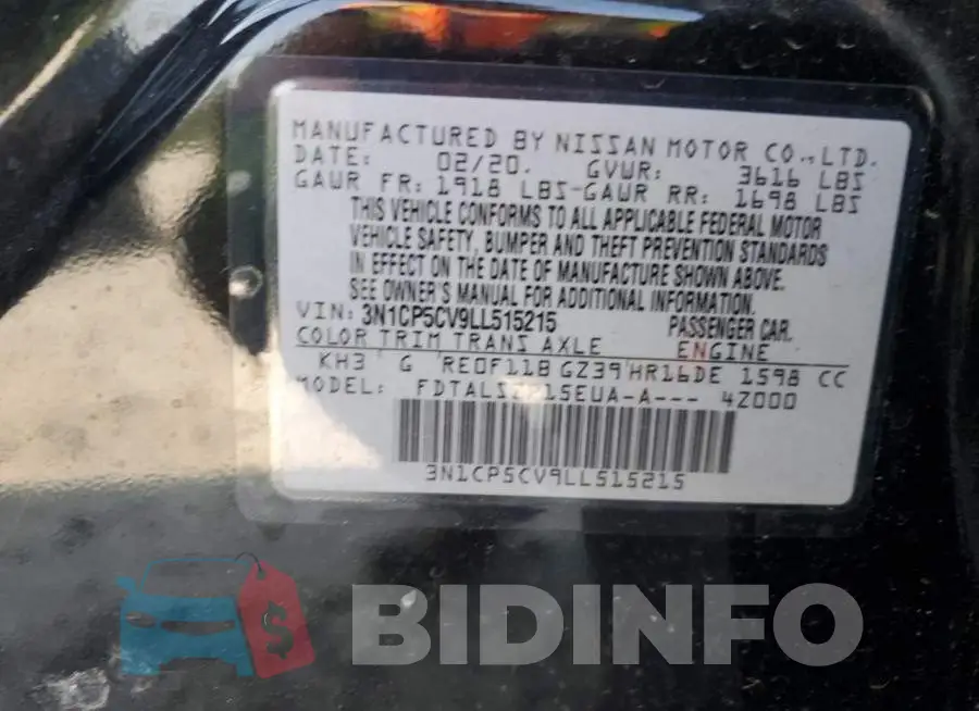 3N1CP5CV9LL515215 Photo# 13