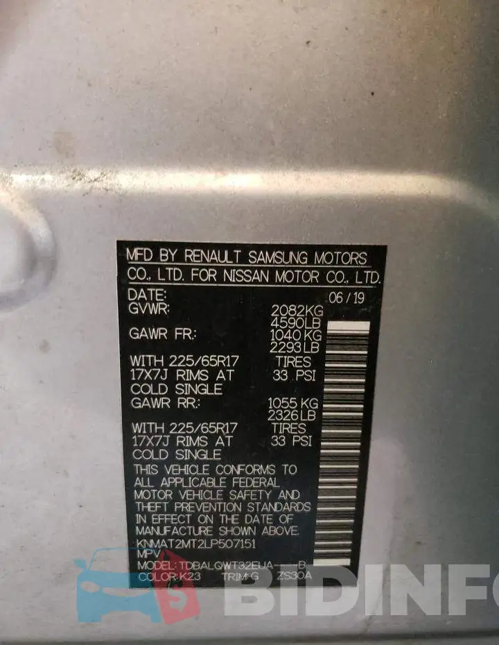 KNMAT2MT2LP507151 Photo# 13