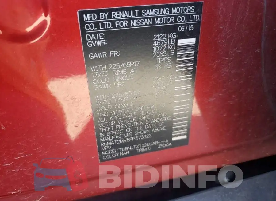 KNMAT2MV8FP573323 Photo# 13