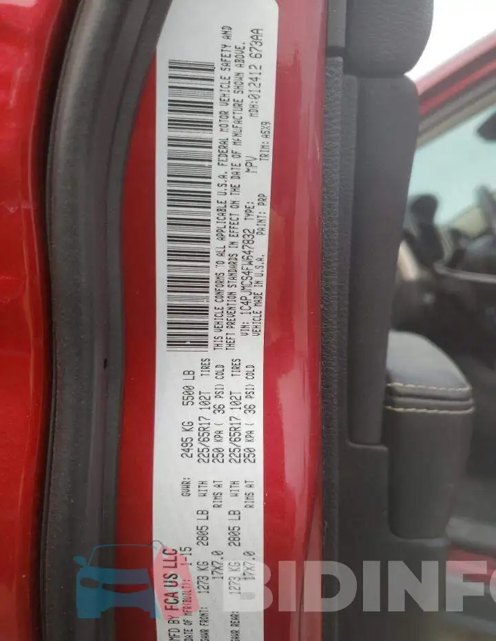 1C4PJMCS4FW647832 Photo# 13