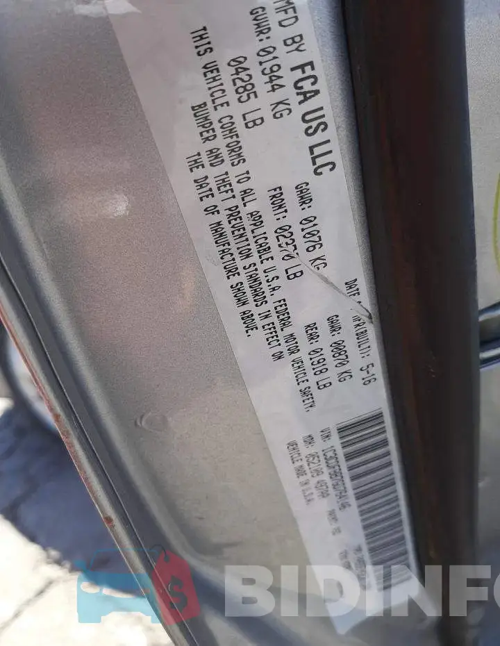 1C3CDFBB7GD764146 Photo# 12
