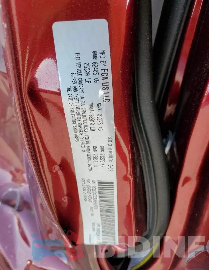 2C3CDXCT5HH642421 Photo# 12