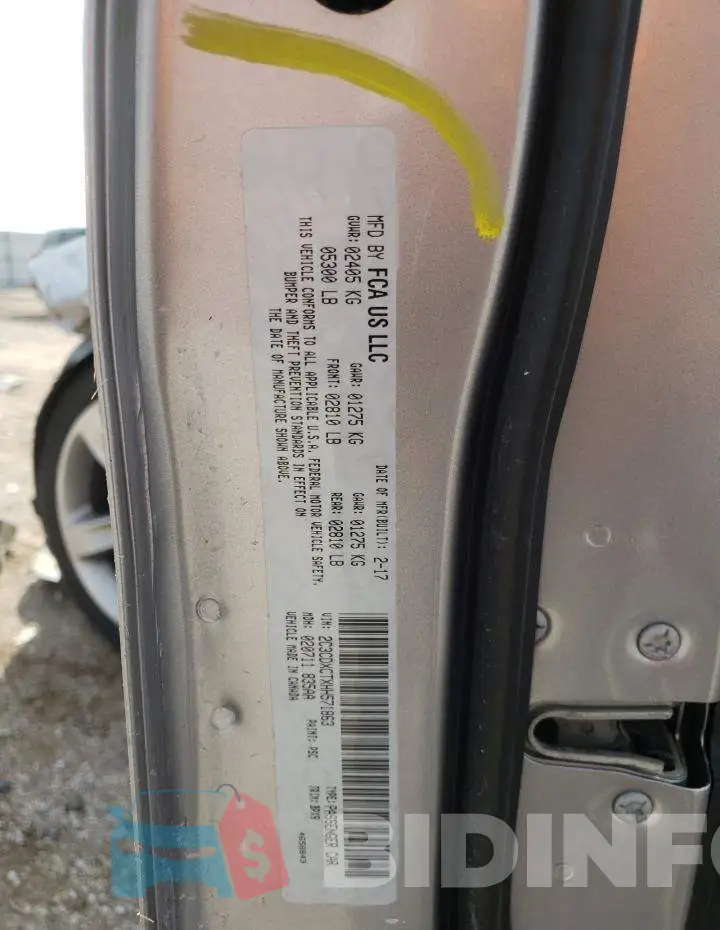 2C3CDXCTXHH571863 Photo# 13