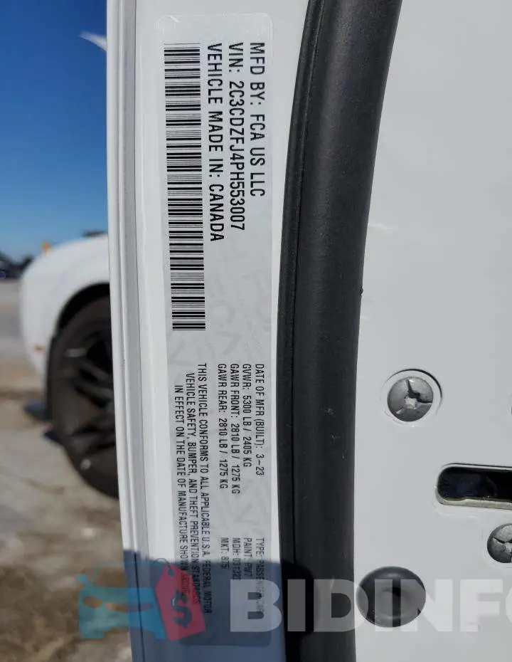 2C3CDZFJ4PH553007 Photo# 12