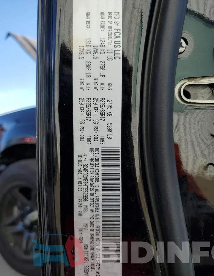 3C4PDCAB0HT552990 Photo# 14
