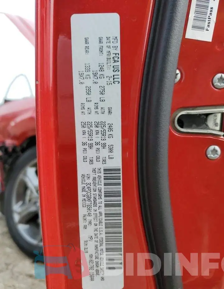 3C4PDCGBXFT650140 Photo# 13