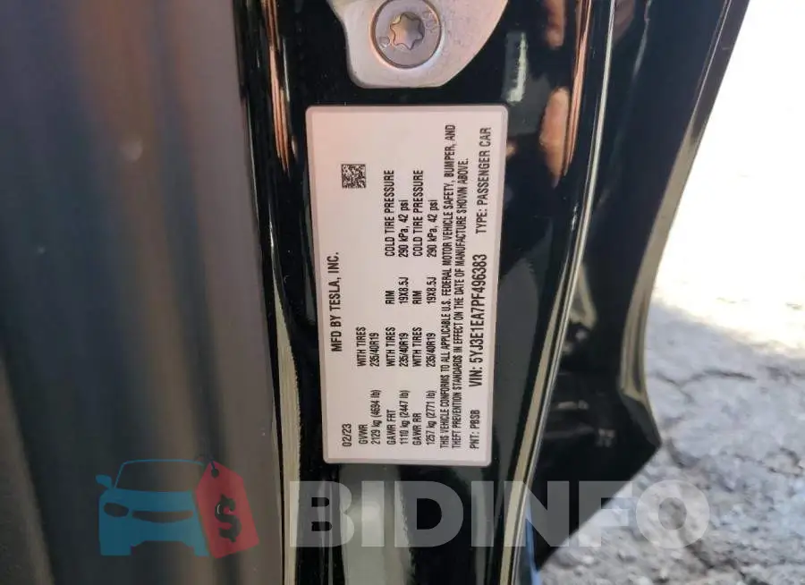5YJ3E1EA7PF496383 Photo# 13