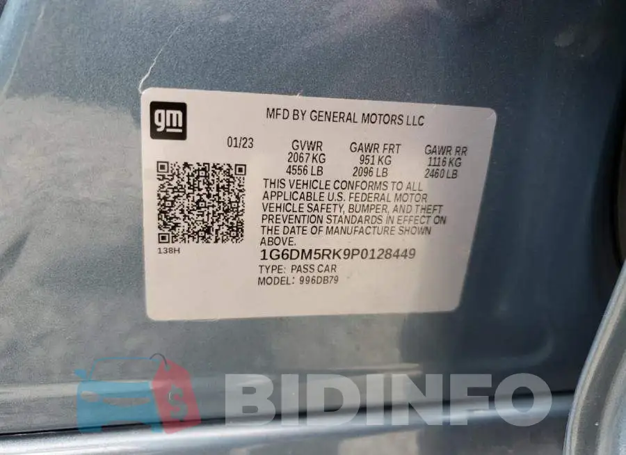 1G6DM5RK9P0128449 Photo# 12