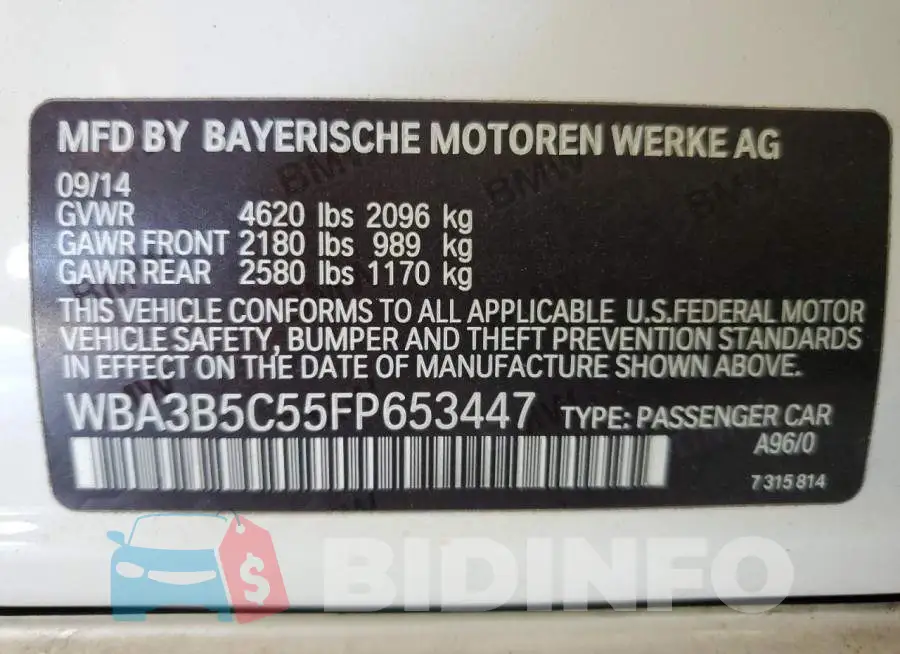 WBA3B5C55FP653447 Photo# 12