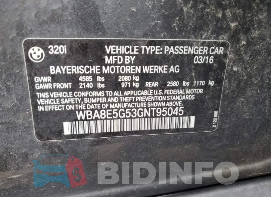 WBA8E5G53GNT95045 Photo# 12