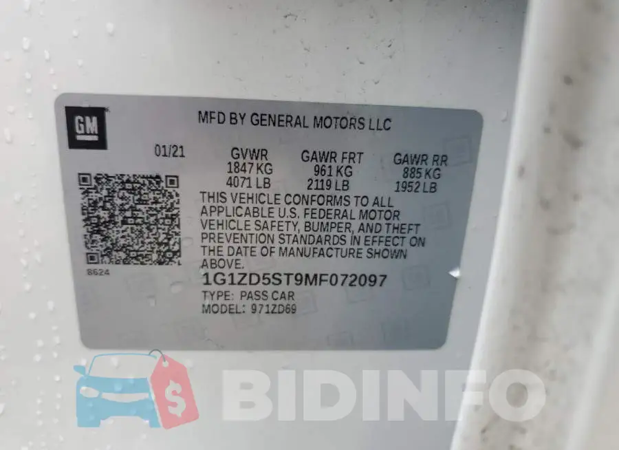 1G1ZD5ST9MF072097 Photo# 12