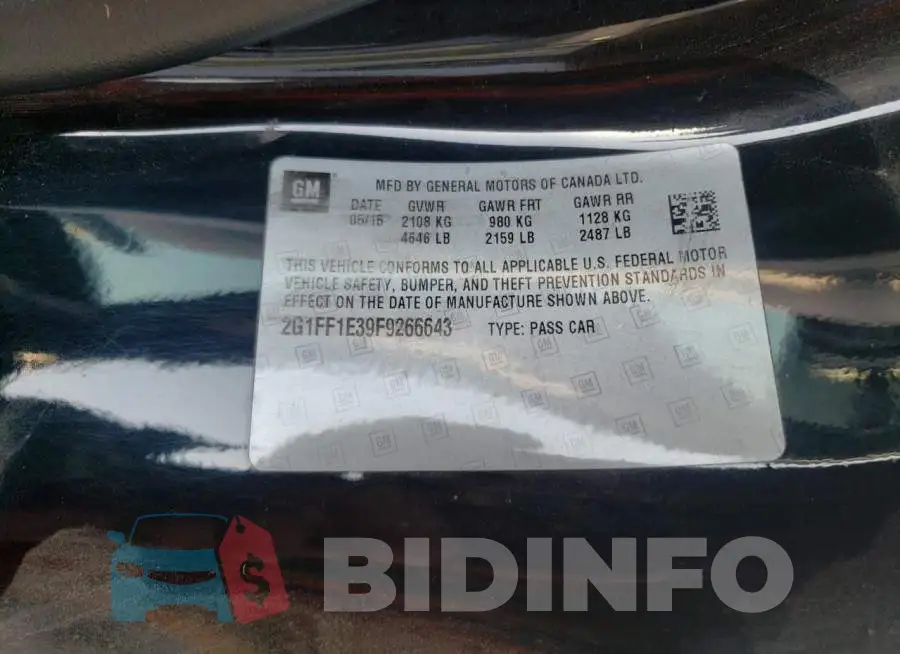 2G1FF1E39F9266643 Photo# 13