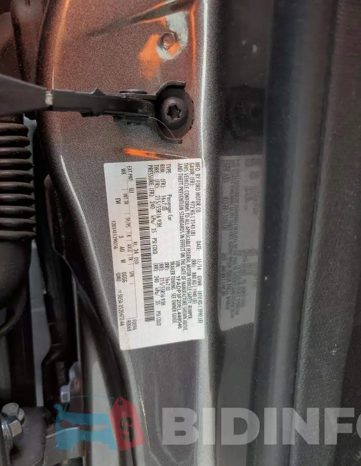 1FADP3F20EL448046 Photo# 12