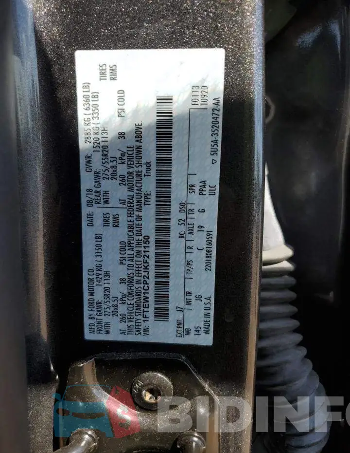 1FTEW1CP2JKF21150 Photo# 12