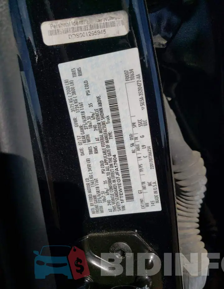 1FTEW1EG7JFA17604 Photo# 12