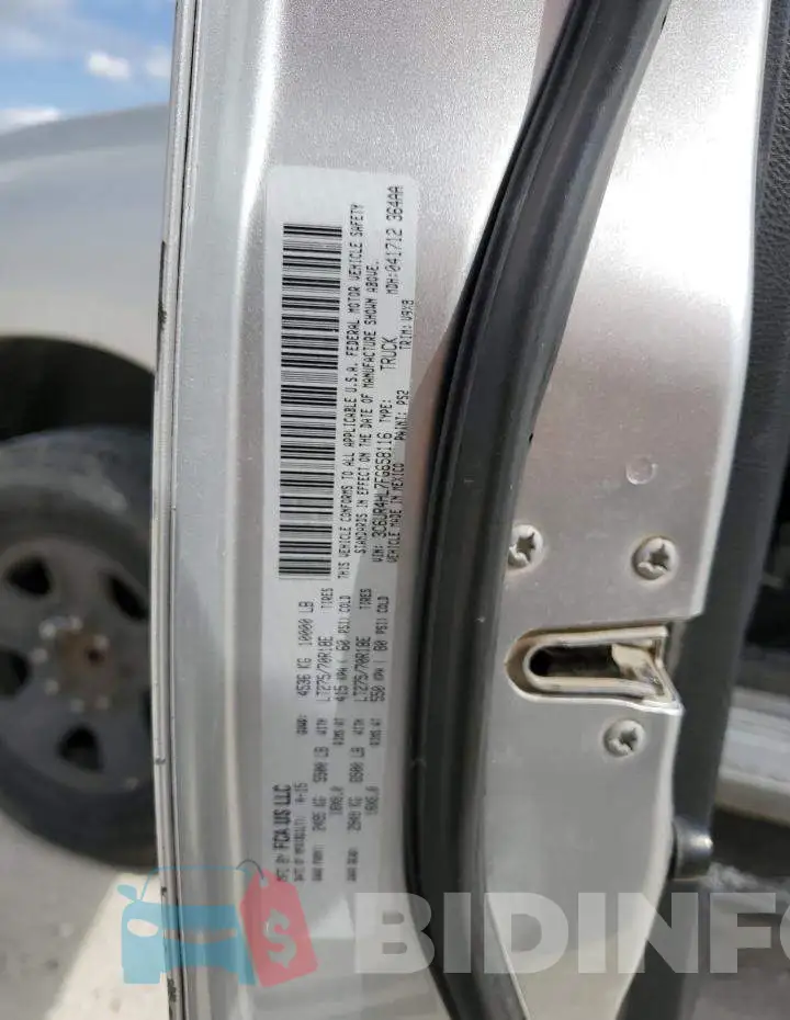 3C6UR4HL7FG658116 Photo# 12