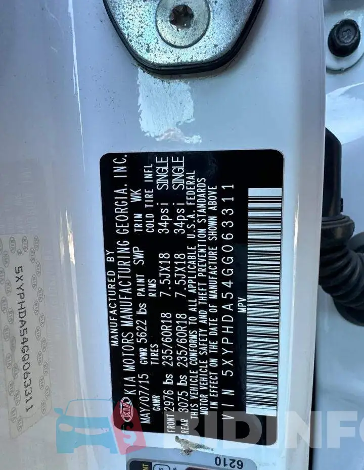 5XYPHDA54GG063311 Photo# 10