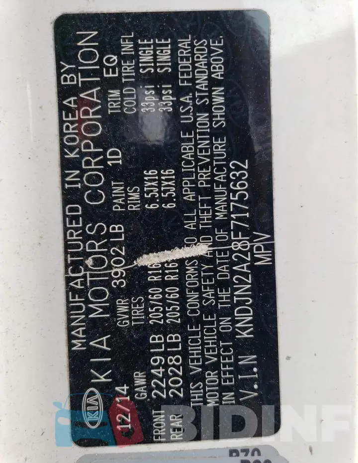 KNDJN2A28F7175632 Photo# 13