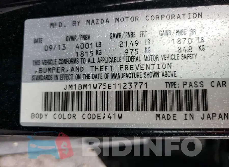 JM1BM1W75E1123771 Photo# 12