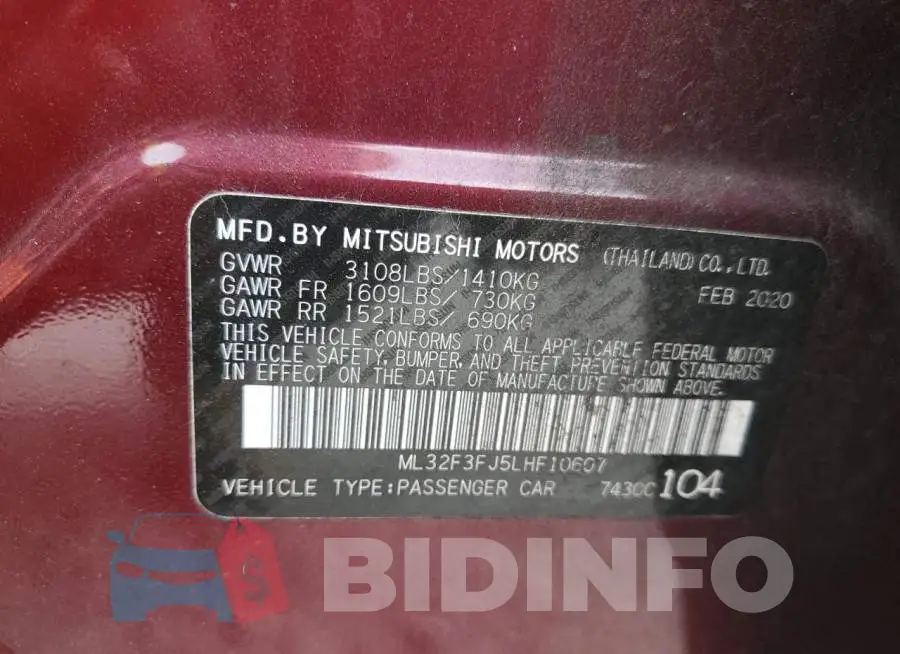 ML32F3FJ5LHF10607 Photo# 12