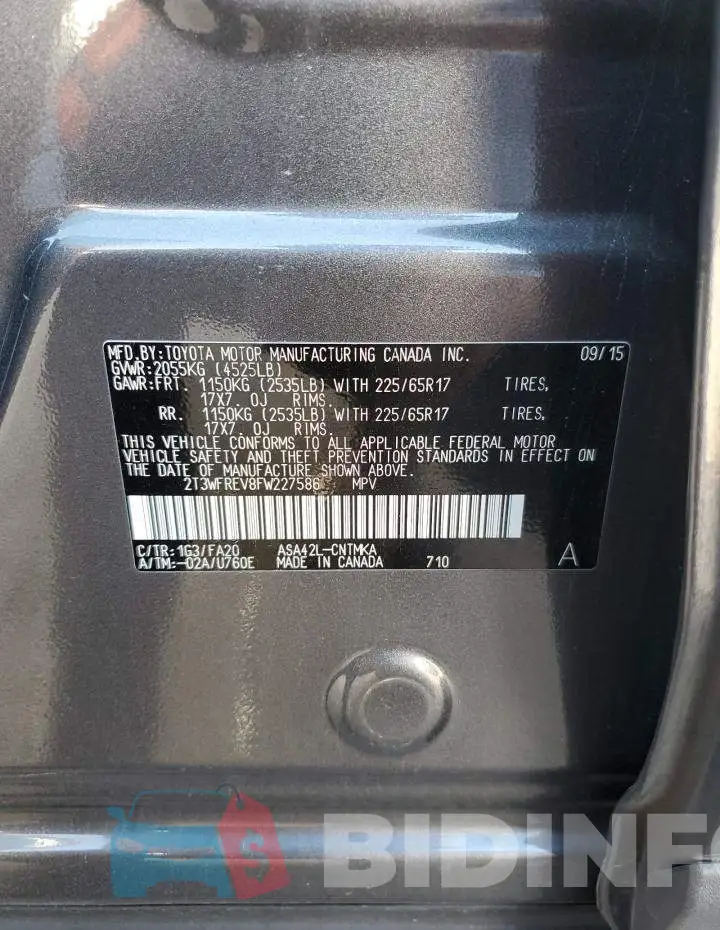 2T3WFREV8FW227586 Photo# 12