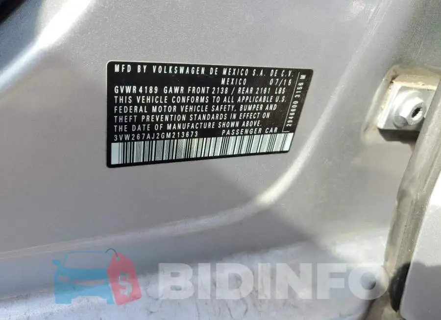 3VW267AJ2GM213673 Photo# 12