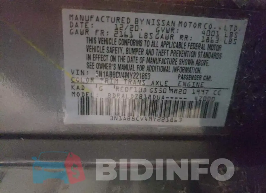 3N1AB8CV4MY221863 Photo# 12