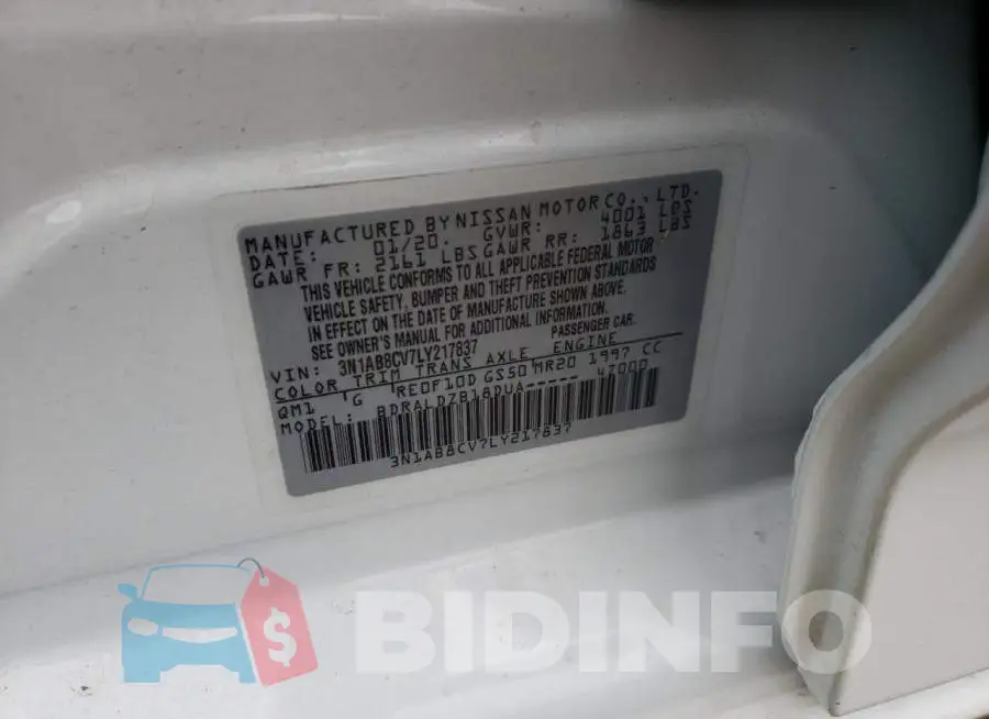 3N1AB8CV7LY217837 Photo# 12