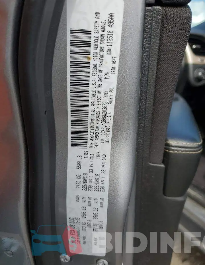 1C4PJMCB0GW203073 Photo# 12