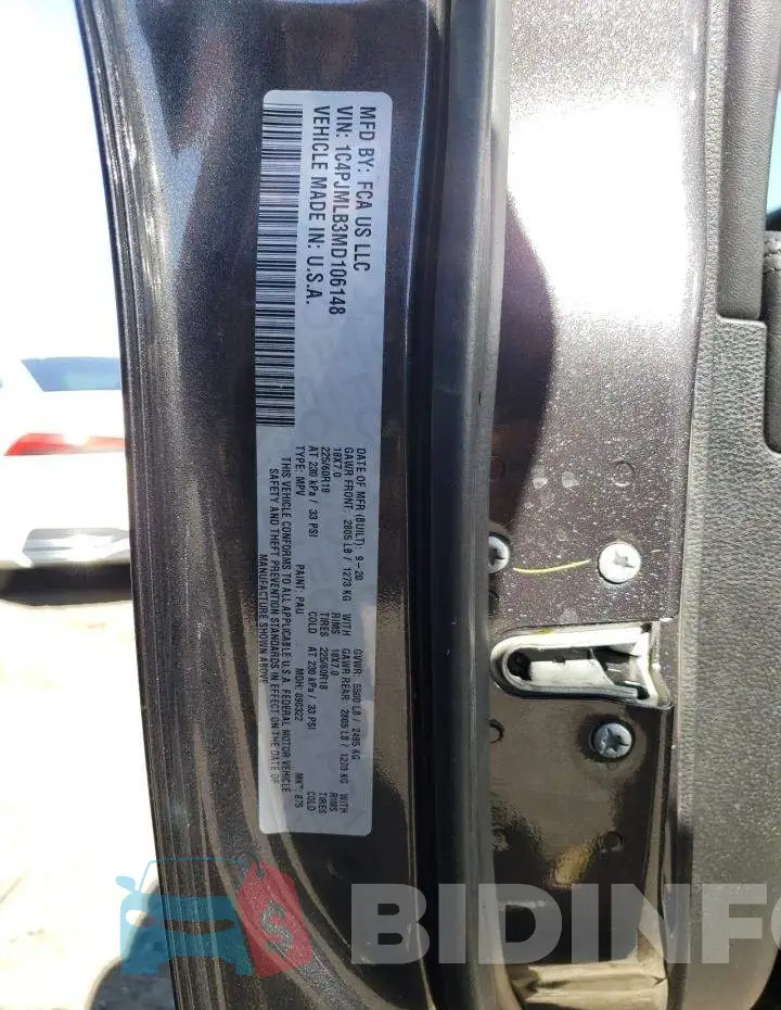 1C4PJMLB3MD106148 Photo# 12