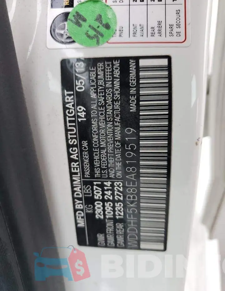 WDDHF5KB8EA819519 Photo# 13