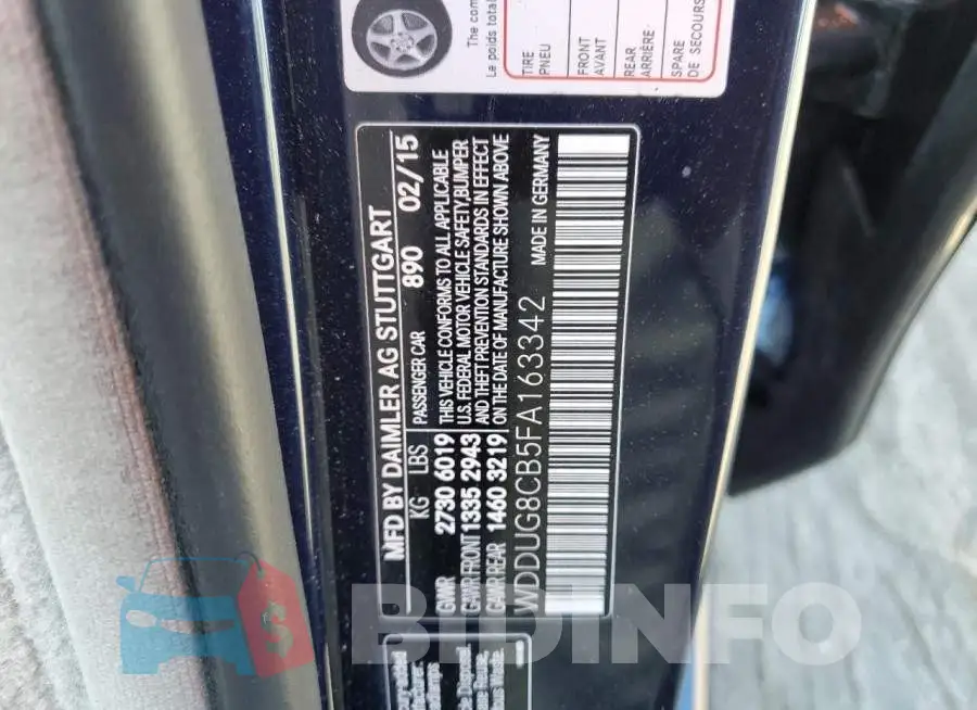 WDDUG8CB5FA163342 Photo# 12