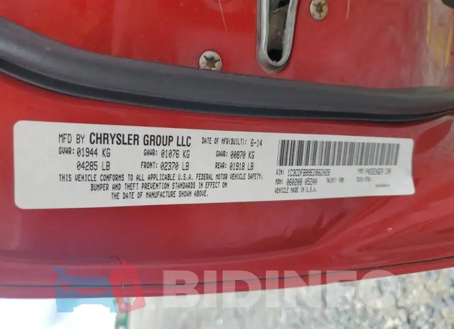 1C3CDFBB9ED862026 Photo# 12