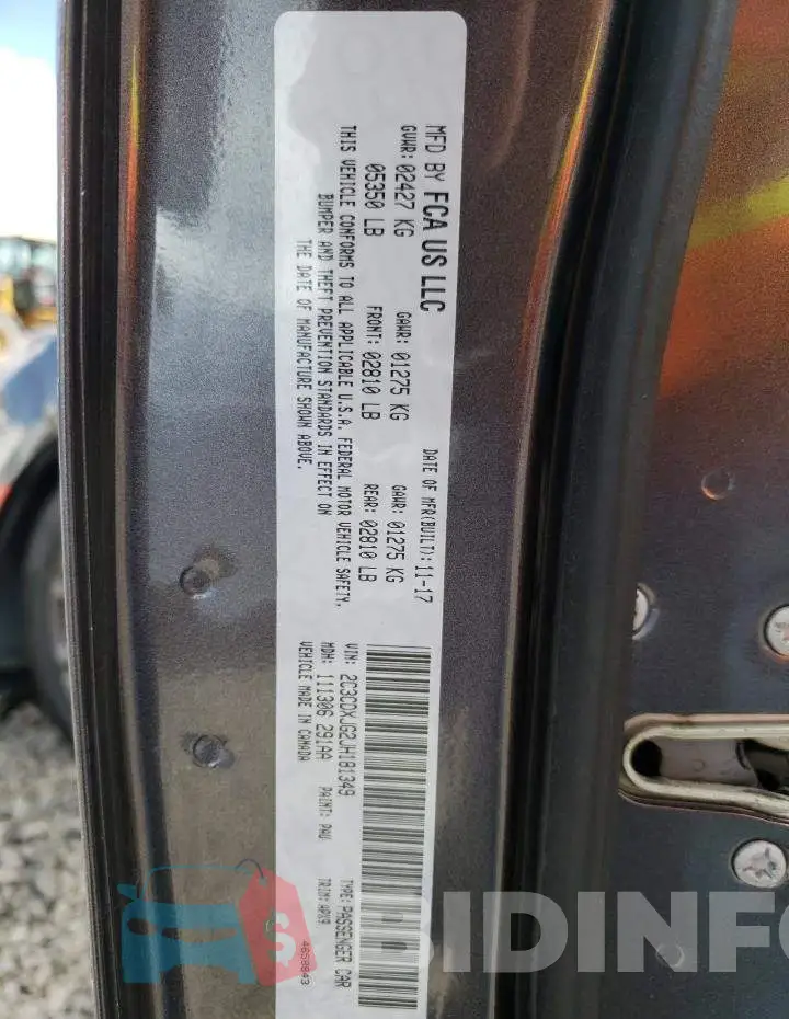 2C3CDXJG2JH181349 Photo# 12