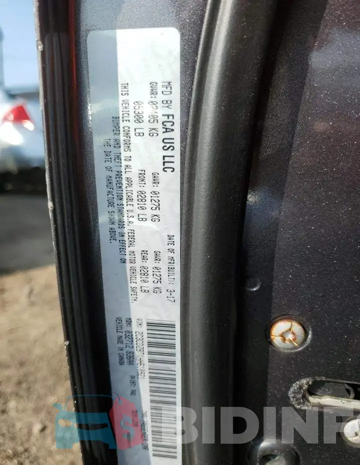 2C3CDZBT1HH610921 Photo# 12