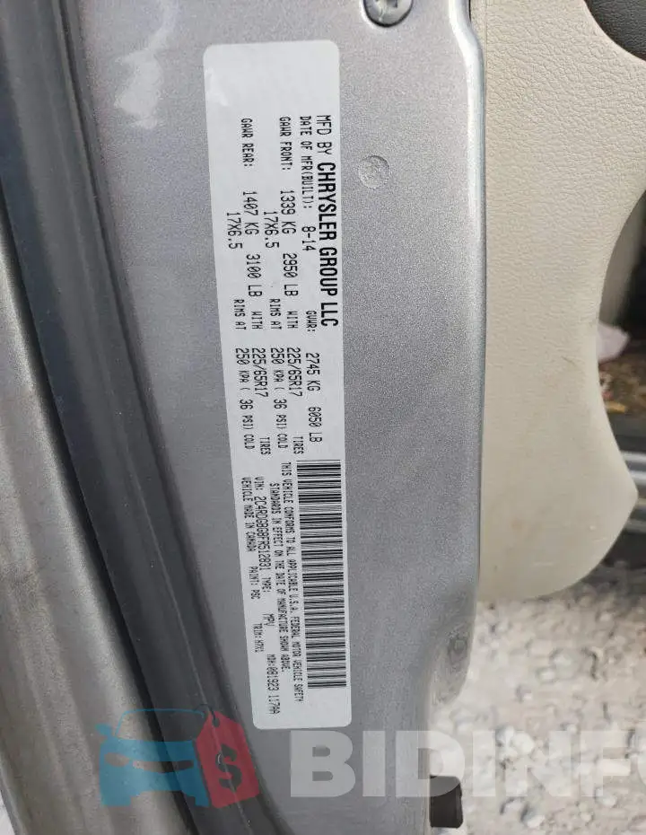 2C4RDGBG8FR512831 Photo# 13